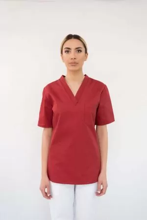 crvena ženska bluza